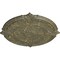 Ekena Millwork Attica Acanthus Leaf Medallion (Canopies up to 3 1/4"), 30 1/8"OD x 1 1/2"P, Witch Hazel Crackle CM30ATWHC - alternate 3